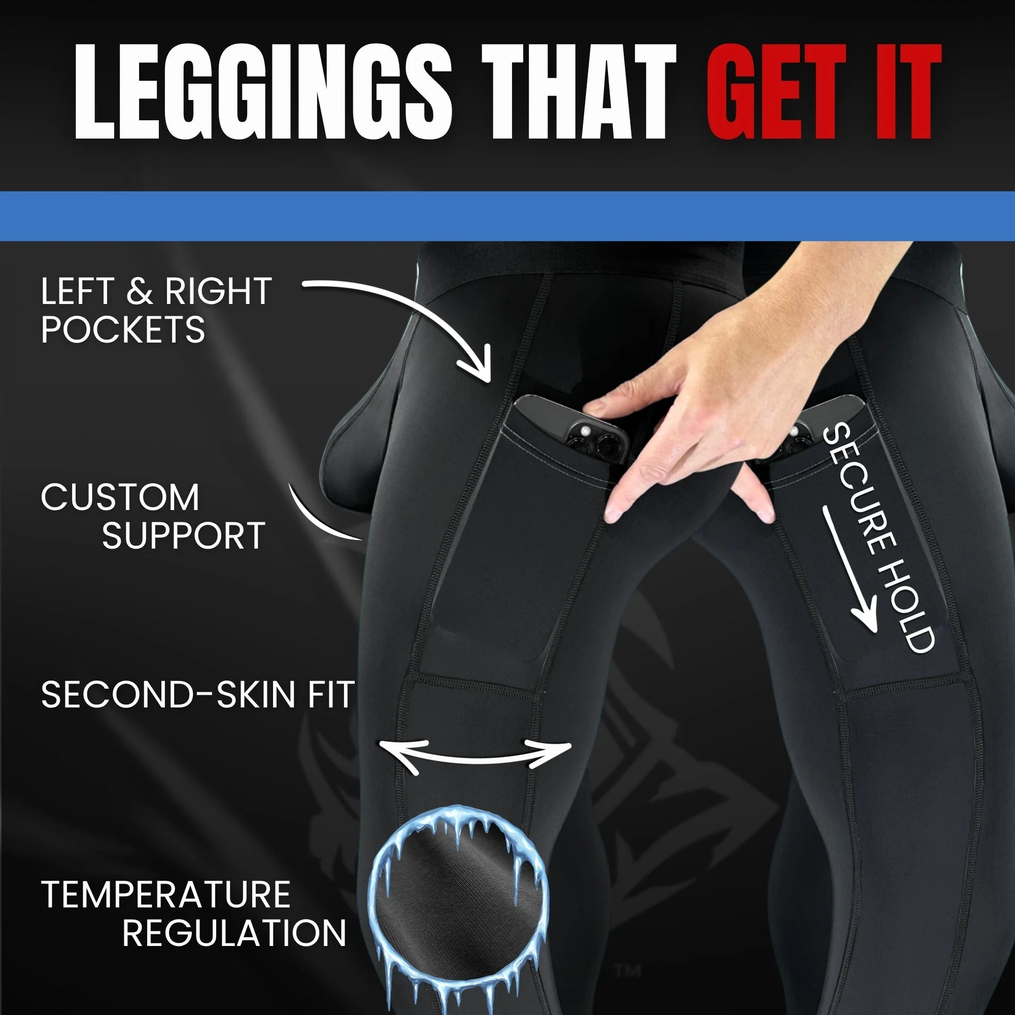 Nylon 28in Leggings No Fly 2pk Camo/Gray - Image 8