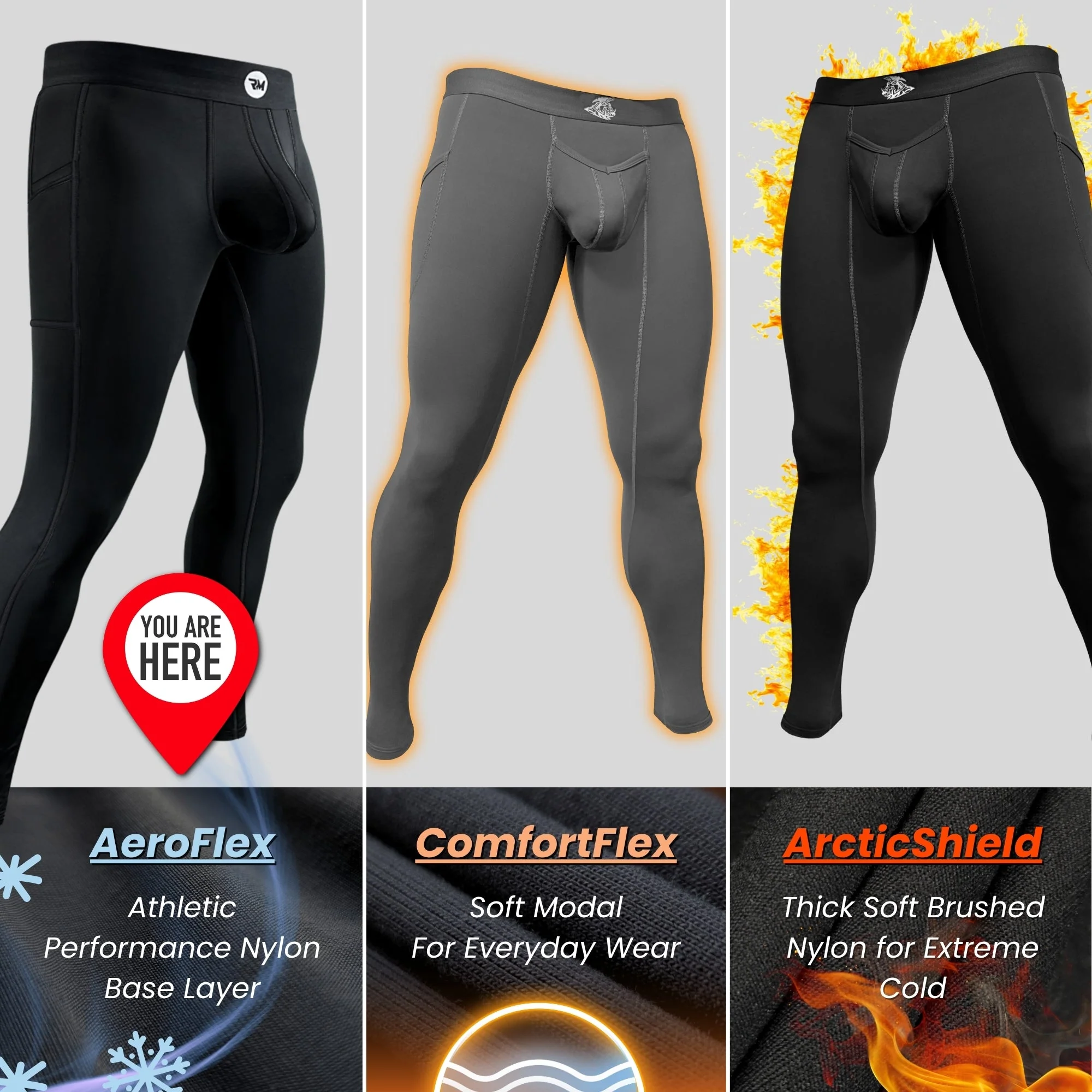 Nylon 28in Leggings No Fly 3pk Black - Image 4