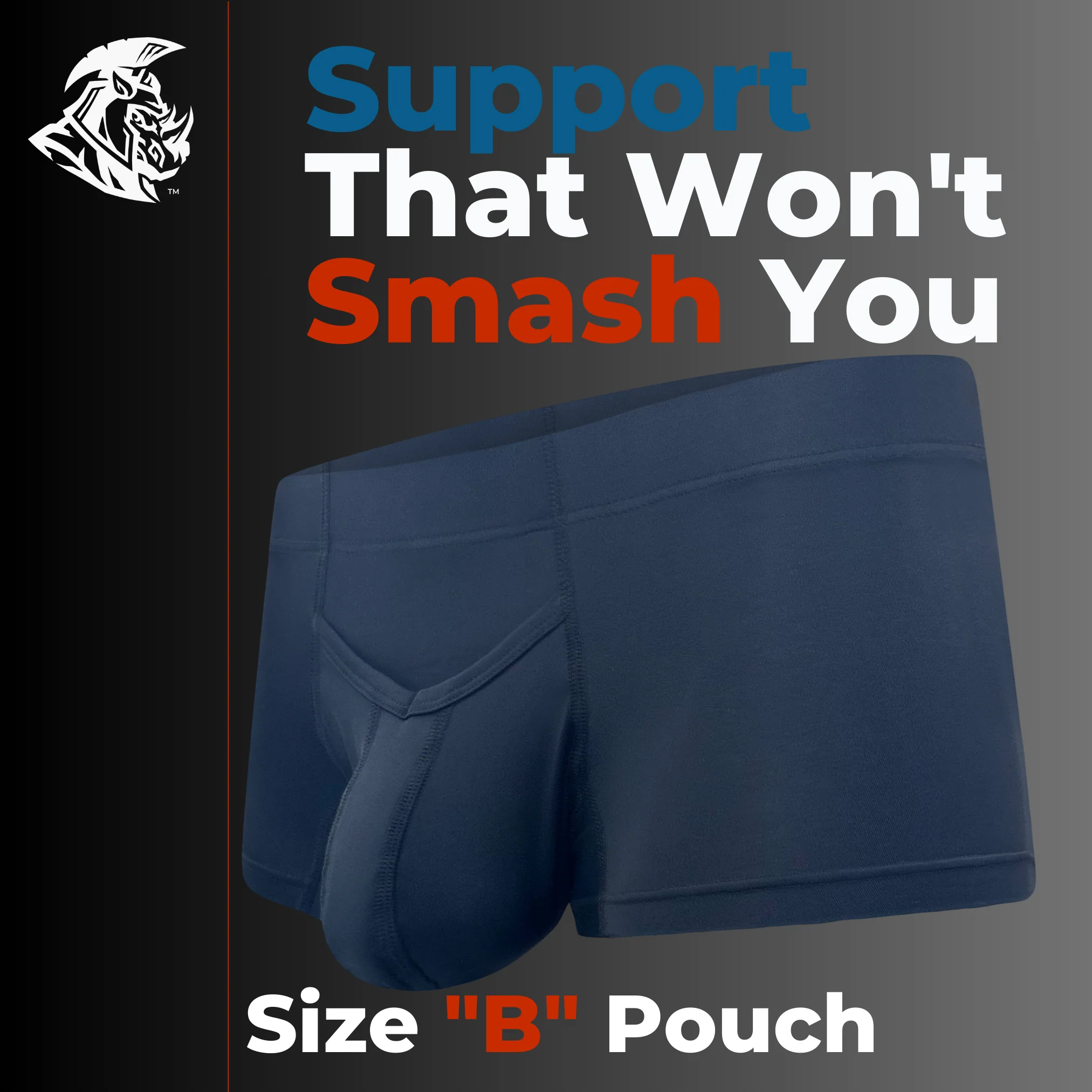 Nylon 3in Boxer Briefs V-Fly 3pk Black - Image 2
