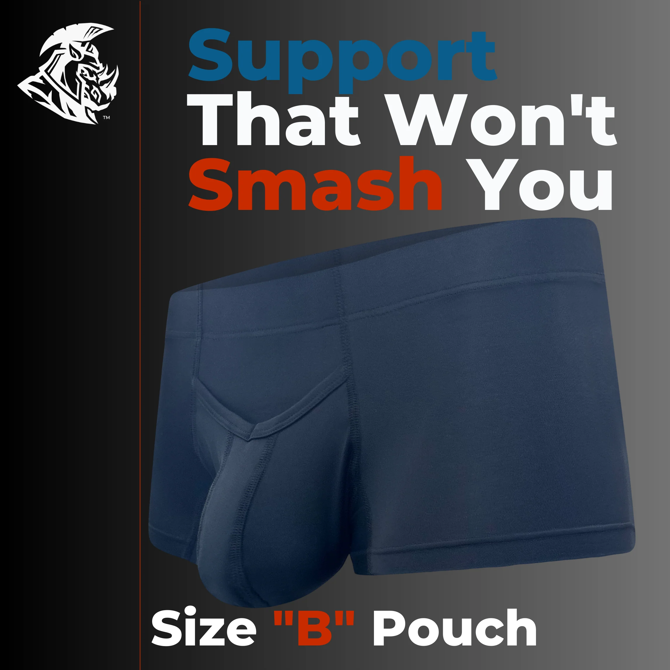 Nylon 3in Boxer Briefs V-Fly 4pk Black - Image 3
